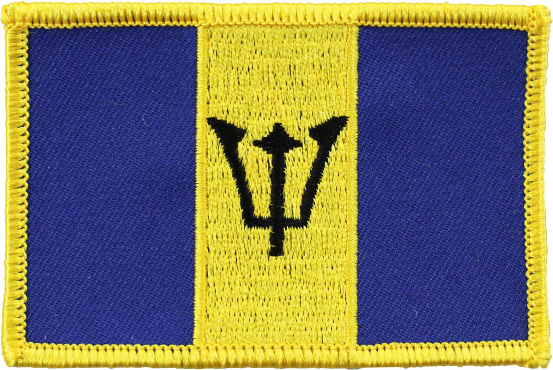 Buy Barbados Rectangular Patch | Flagline