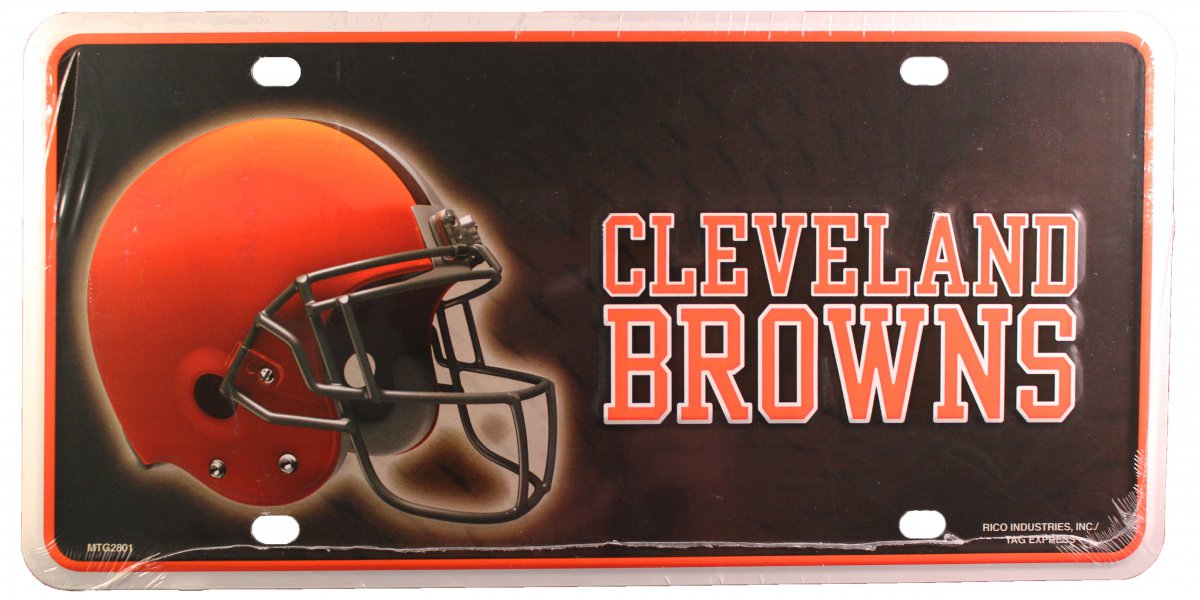 cleveland browns license plate