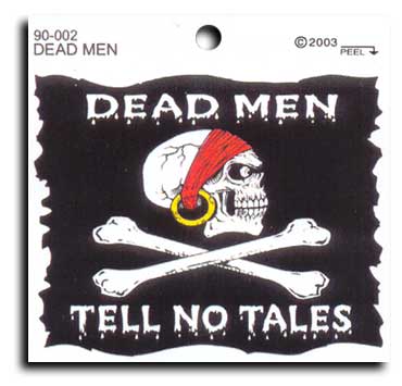 Buy Dead Men Tell No Tales Decal Flagline