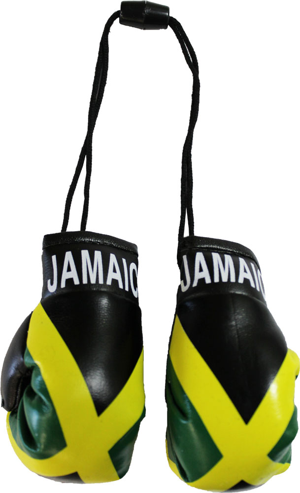 Jamaican Flag Mini Boxing Gloves 