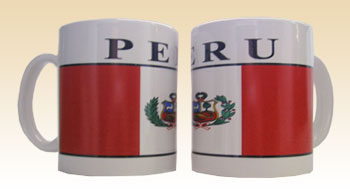 coffee peru flagline mug