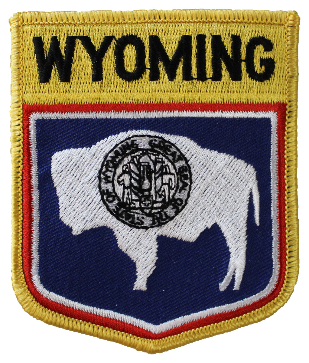 Buy Wyoming Shield Patch Flagline