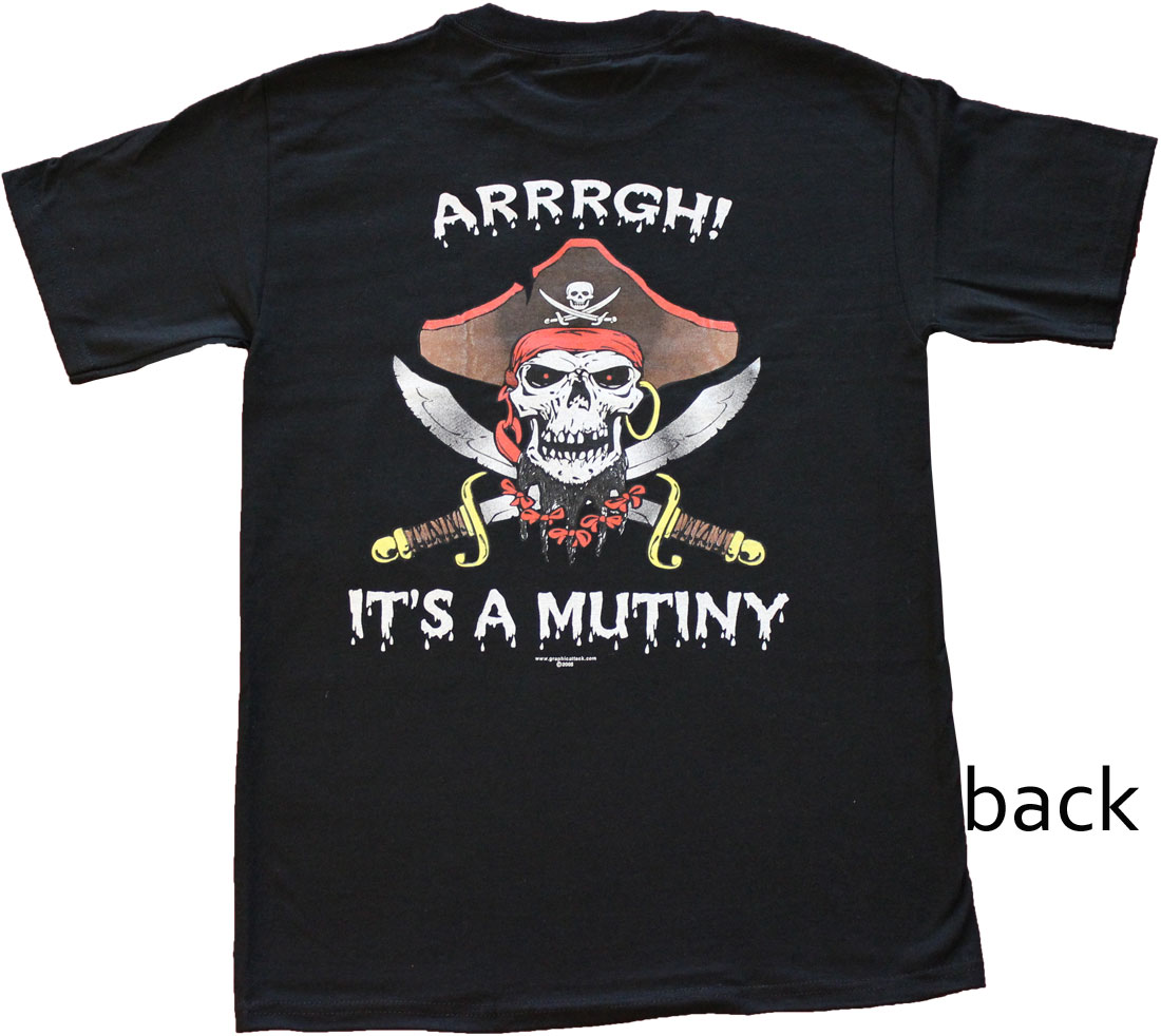 Buy It's A Mutiny Cotton T-Shirt | Flagline