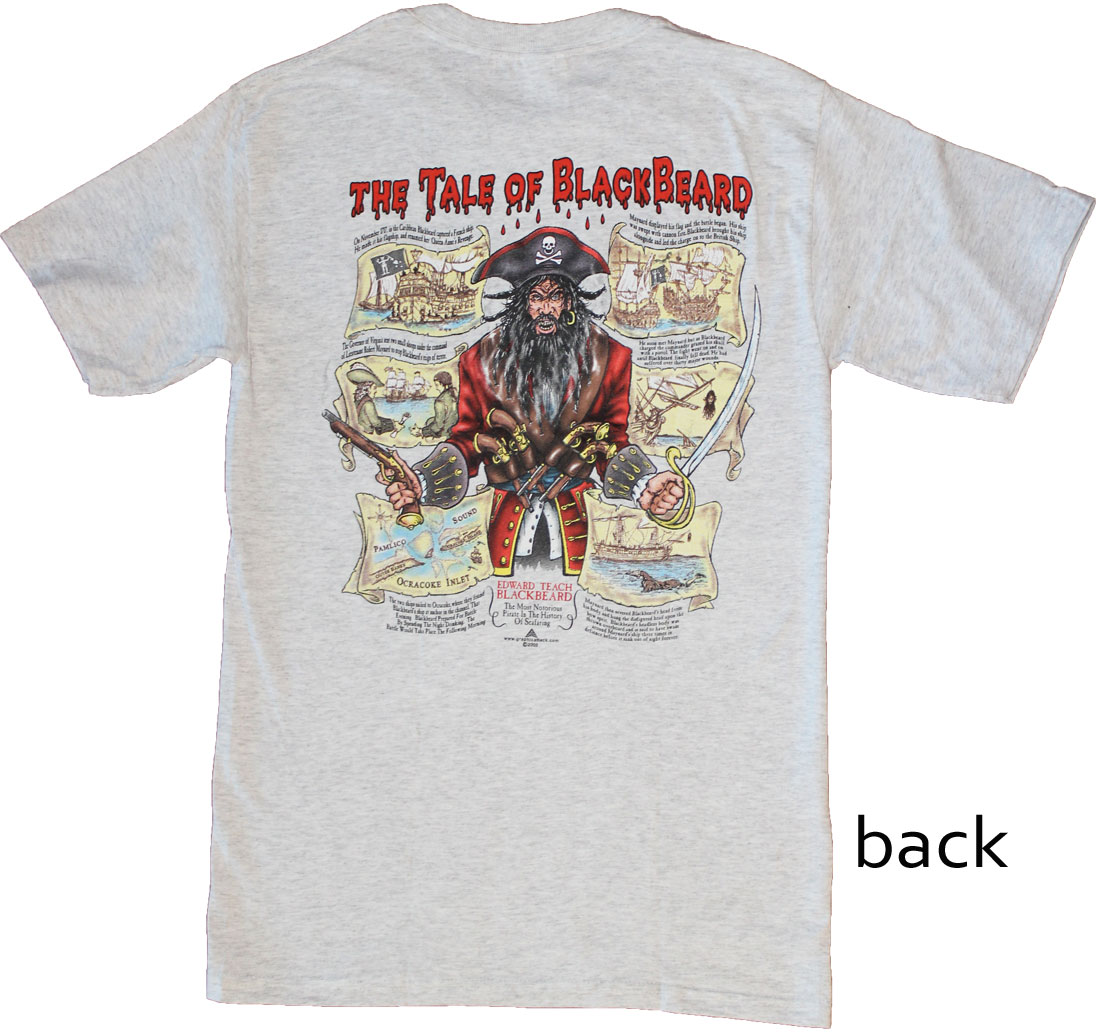 blackbeard t shirt