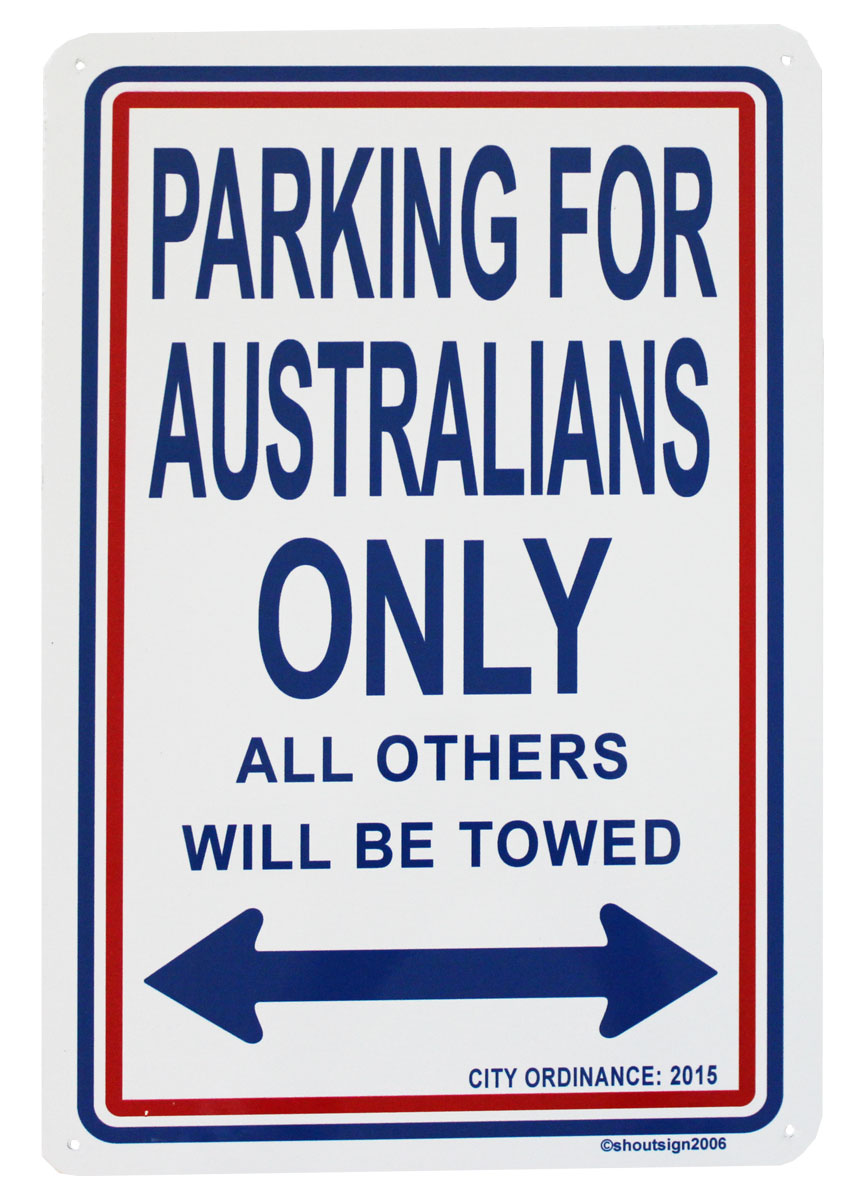 Buy Australia Parking Sign Flagline