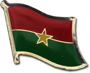 Buy Burkina Faso Flag Lapel Pin | Flagline