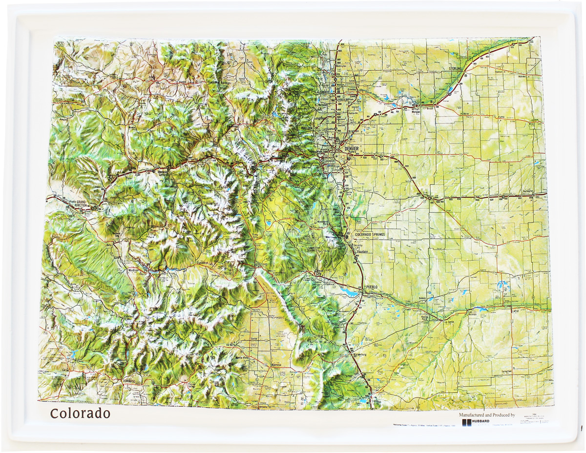 Buy Colorado Relief Map | Flagline