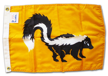 Buy Skunk - 12"x18" Nylon Flag | Flagline
