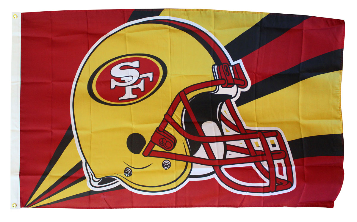 Buy San Francisco 49ers 3' x 5' NFL Polyester Flag