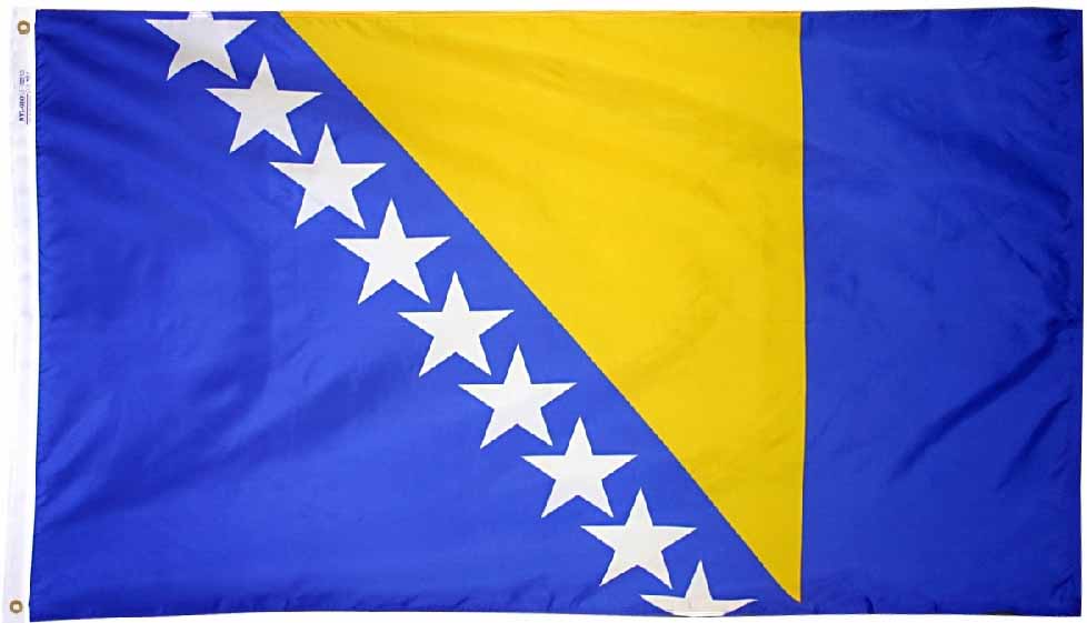 Download Buy Bosnia-Herzegovina - 5'X8' Nylon Flag | Flagline