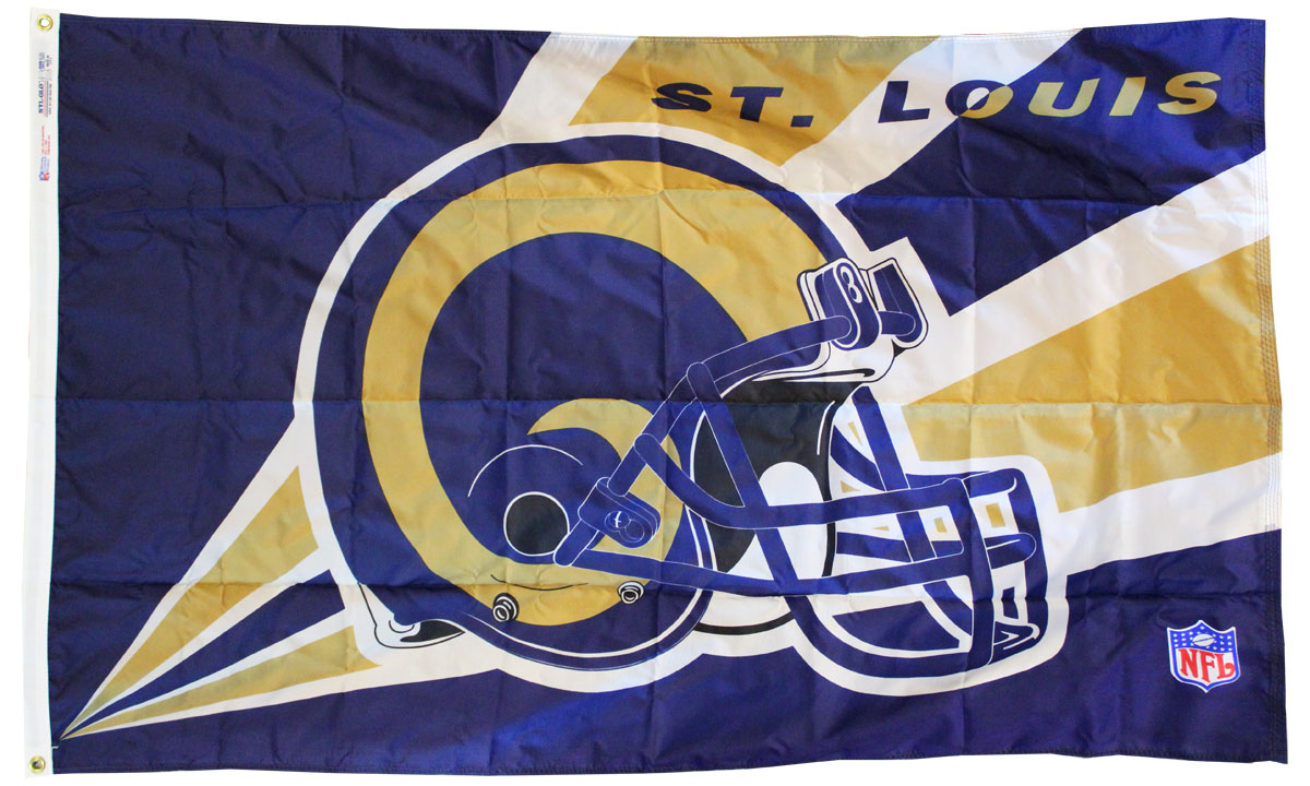Buy St. Louis Rams - 3&#39;X5&#39; NFL Nylon Flag | Flagline