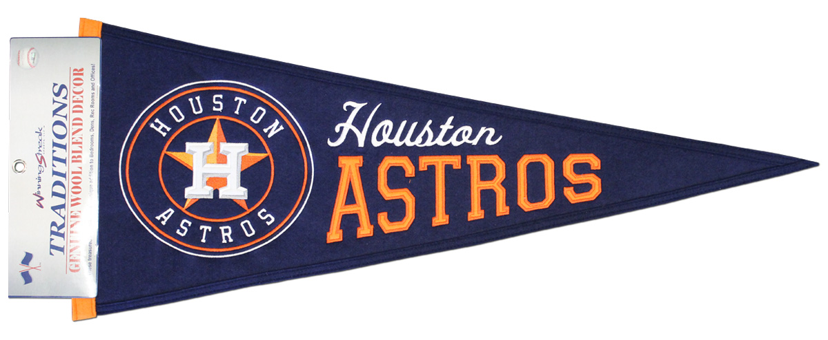 Houston Astros: Pennant - MLB Outdoor Graphic 24W x 9H