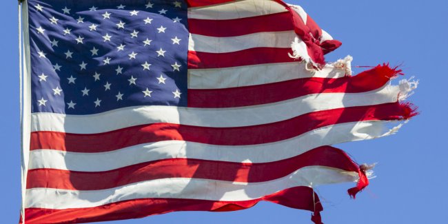 us flag tattered tattered flag