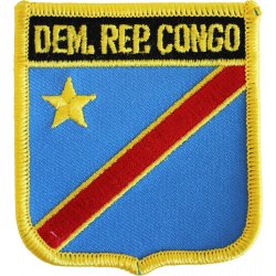 Window Hanging Flag Democratic Republic of Congo