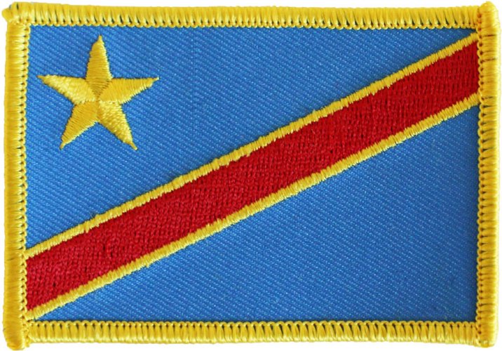 Window Hanging Flag Democratic Republic of Congo