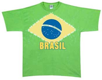Buy Brazil Tie-Dye T-Shirt