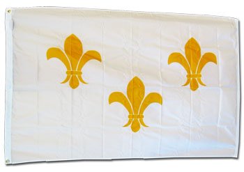 French Fleur De Lis-White 3