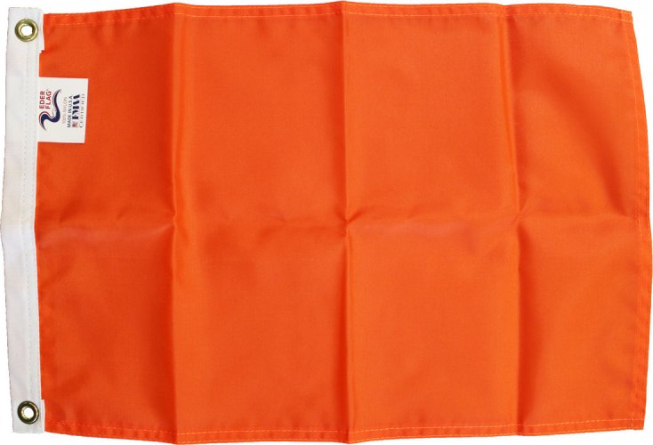 Buy Orange - 2'x3' Solid Color Nylon Flag | Flagline