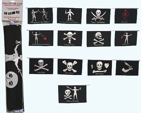 authentic pirate flags
